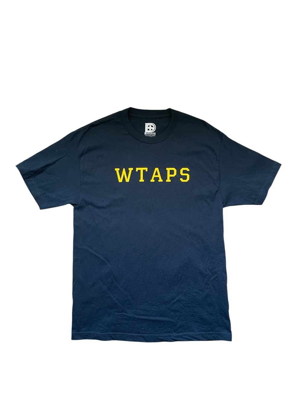 Graphic Tee - WTAPS x Darkside Initiative, Navy, Size Large